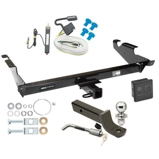 Reese Trailer Tow Hitch For 78-96 Chevy GMC G Series Van Full Size Except Step Bumper Deluxe Package Wiring 2" Ball Mount and Lock