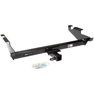 Reese Trailer Tow Hitch For 87-95 Chevy G10 G20 G30 GMC G1500 G2500 G3500 Deluxe Package Wiring 2" Ball Mount and Lock