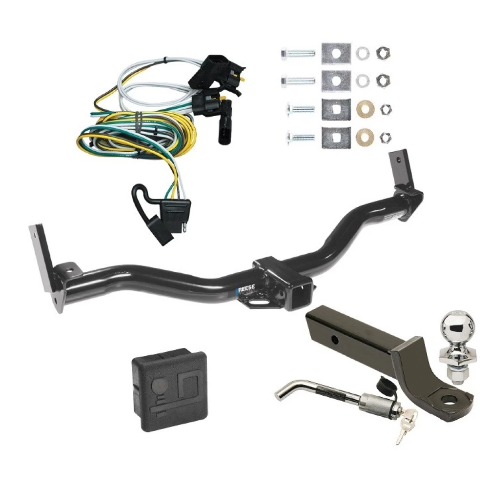 Reese Trailer Tow Hitch For 01-03 Ford Explorer 2-Door Sport Deluxe Package Wiring 2" Ball Mount and Lock