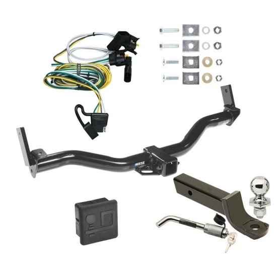 Reese Trailer Tow Hitch For 01-03 Ford Explorer 2-Door Sport Deluxe Package Wiring 2" Ball Mount and Lock