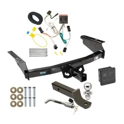 Reese Trailer Tow Hitch For 02-07 Jeep Liberty All Models Deluxe Package Wiring 2" Ball Mount and Lock