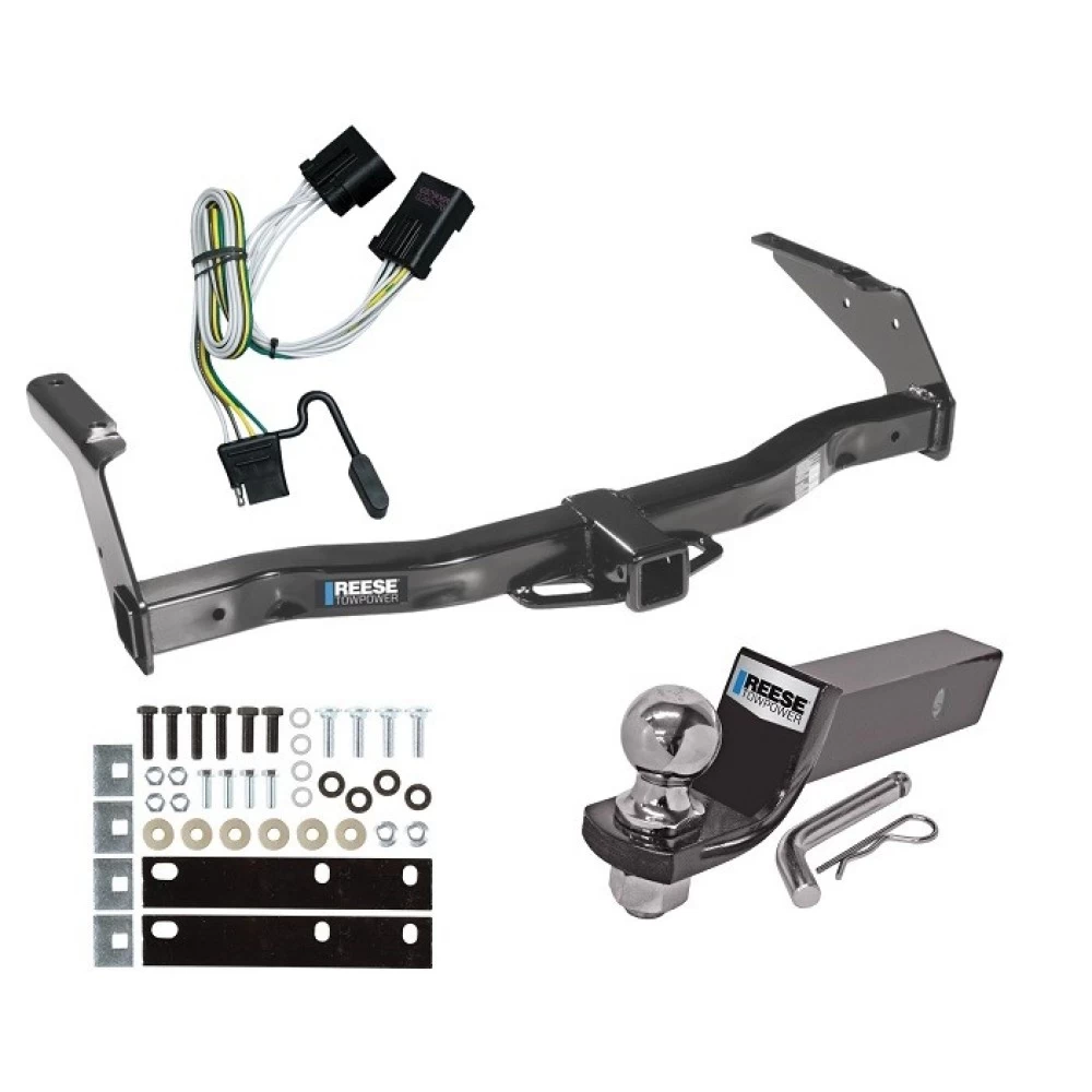 Reese Trailer Tow Hitch For 01-03 Dodge Van Complete Package w/ Wiring and 2" Ball
