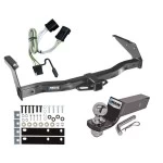 Reese Trailer Tow Hitch For 01-03 Dodge Van Complete Package w/ Wiring and 2" Ball
