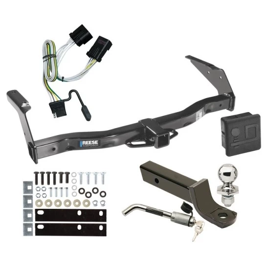 Reese Trailer Tow Hitch For 01-03 Dodge Van Deluxe Package Wiring 2" Ball Mount and Lock