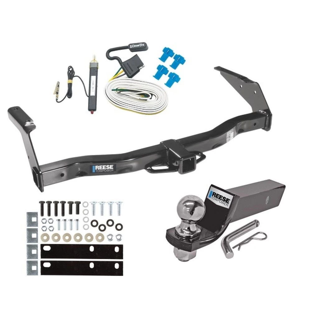 Custom Fit Trailer Hitch Wiring Harness (Requires Splicing) 2" Drop Ball-Mount w/ Pin/Clip 2" Chrome Ball Installation Hardware Installation Instructions 44094 20252 21536 Reese Trailer Tow Hitch 78-92 Dodge Van B100 B150 B200 B250 B300 B350 Co Reese Trailer Tow Hitch For 78-92 Dodge Van B100 B150 B200 B250 B300 B350 Complete Package w/ Wiring and 2" Ball