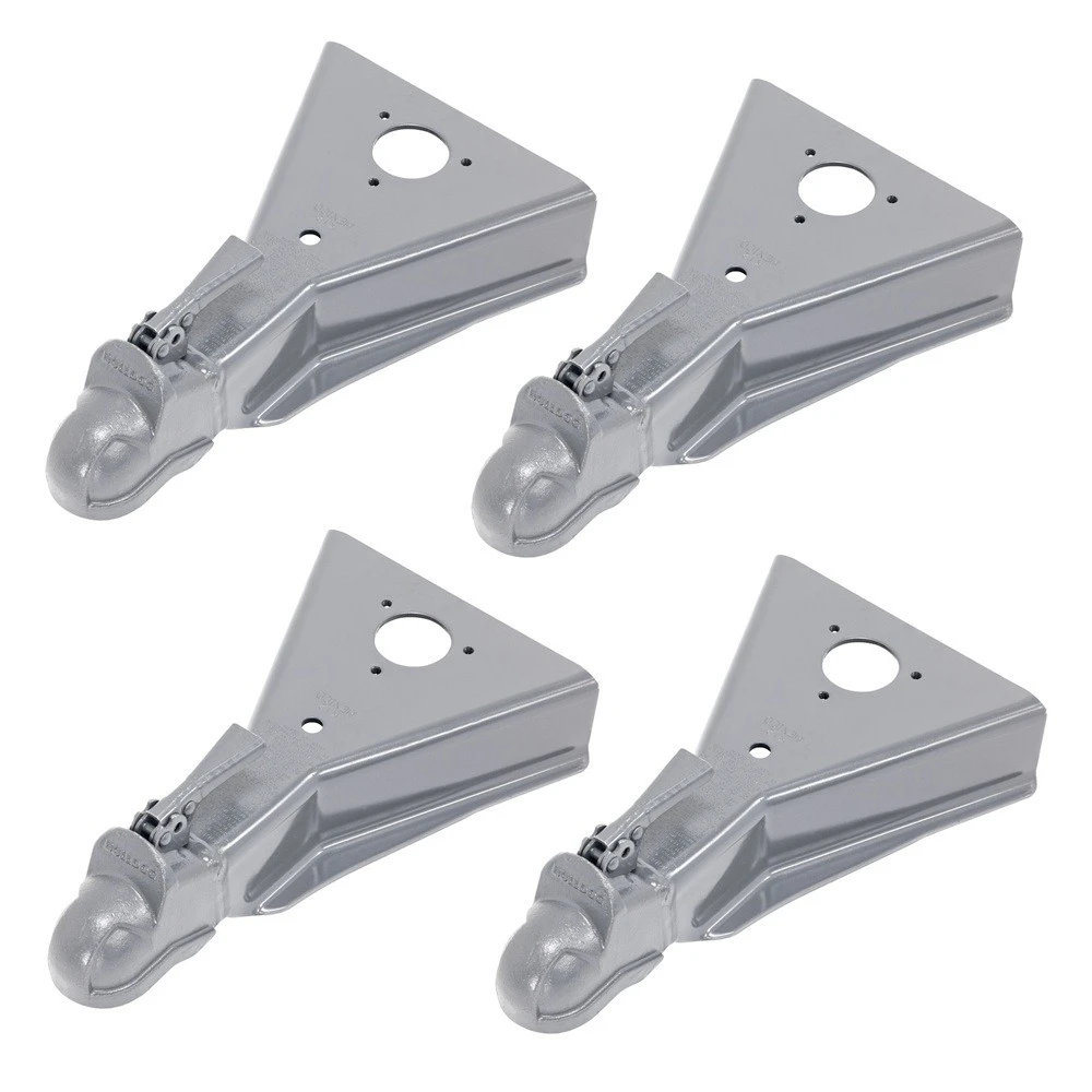 Bulldog 4-Pack 15K A-Frame Trailer Couplers 2-5/16" Ball Weld-On Wedge Latch