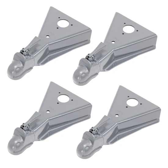 Bulldog 4-Pack 15K A-Frame Trailer Couplers 2-5/16" Ball Weld-On Wedge Latch
