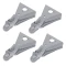 Bulldog 4-Pack 15K A-Frame Trailer Couplers 2-5/16" Ball Weld-On Wedge Latch