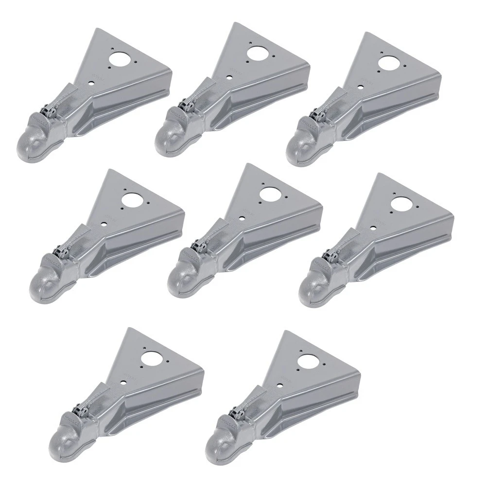 Bulldog 8-Pack 15K A-Frame Trailer Couplers 2-5/16" Ball Wedge-Latch Weld-On