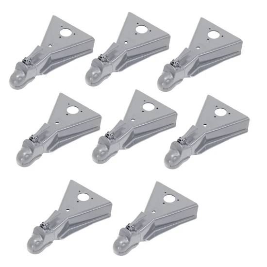 Bulldog 8-Pack 15K A-Frame Trailer Couplers 2-5/16" Ball Wedge-Latch Weld-On
