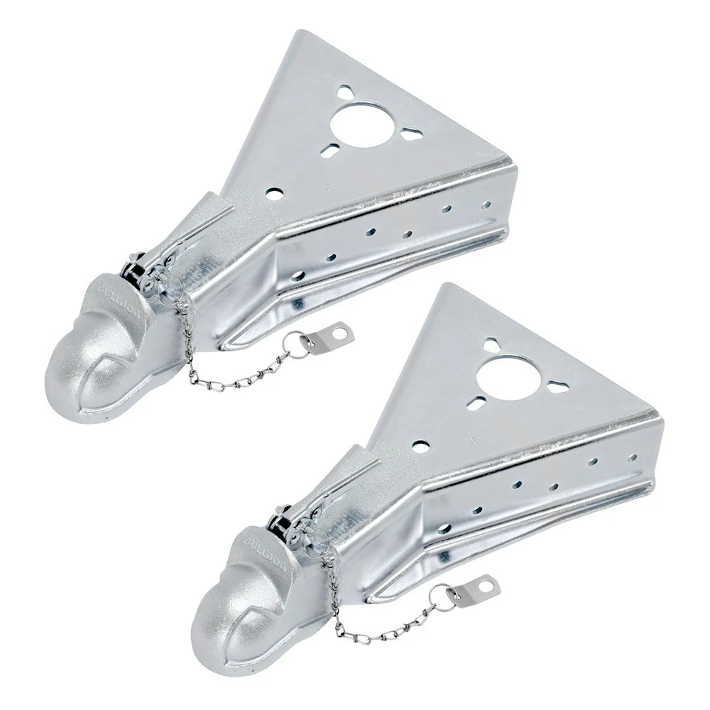 Bulldog 15K Cast Head A-Frame Trailer Coupler Bundle 2-5/16" Ball Wedge Latch