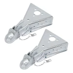 Bulldog 15K Cast Head A-Frame Trailer Coupler Bundle 2-5/16" Ball Wedge Latch