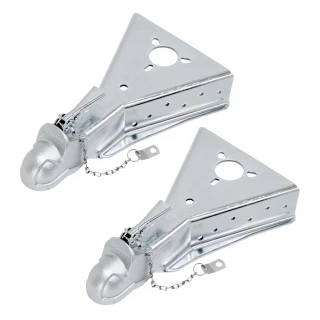 Bulldog 15K Cast Head A-Frame Trailer Coupler Bundle 2-5/16" Ball Wedge Latch