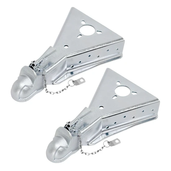 Bulldog 15K Cast Head A-Frame Trailer Coupler Bundle 2-5/16" Ball Wedge Latch