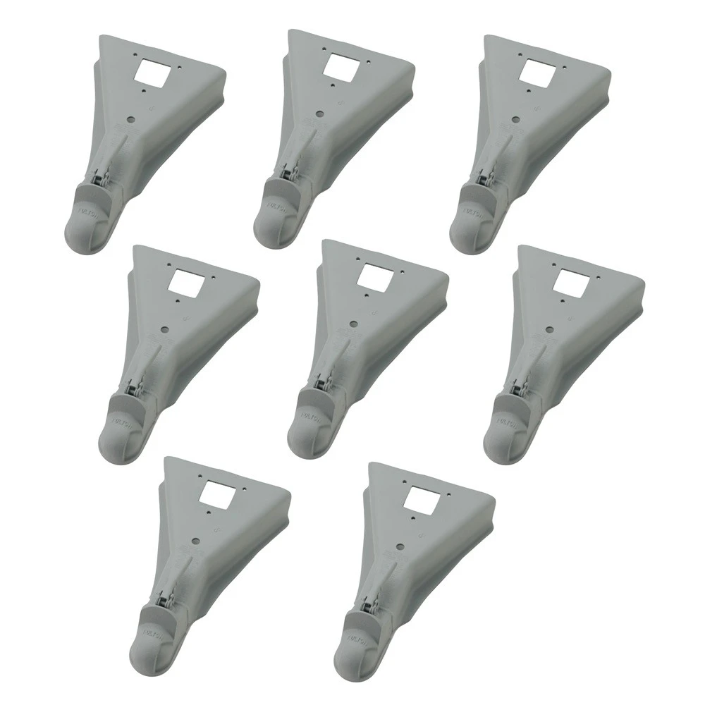 Bulldog 8-Pack 15K Cast Head A-Frame Trailer Couplers for 2-5/16" Ball Weld-On