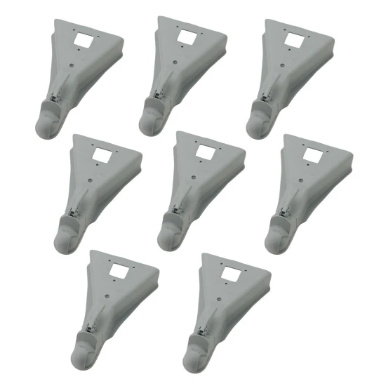 Bulldog 8-Pack 15K Cast Head A-Frame Trailer Couplers for 2-5/16" Ball Weld-On