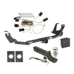 Reese Trailer Tow Hitch For 04-07 Chrysler Town and Country Dodge Grand Caravan w/ Stow-n-Go Seats Deluxe Package Wiring 2" Ball Mount and Lock