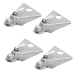 Fulton 10K A-Frame Trailer Coupler 2-5/16" Ball Weld-On Fas-Lok Trigger Latch 4-Pack