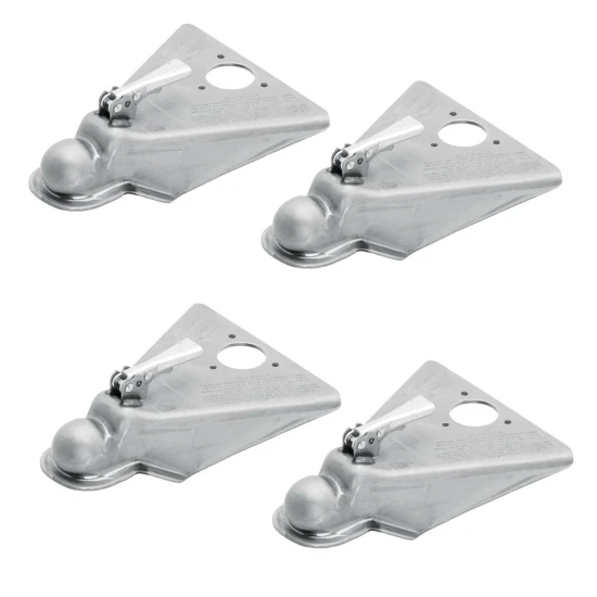 Fulton 10K A-Frame Trailer Coupler 2-5/16" Ball Weld-On Fas-Lok Trigger Latch 4-Pack