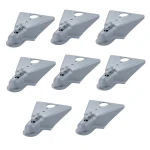 Fulton 10K A-Frame Trailer Coupler for 2-5/16" Ball Weld-On Heavy Duty Bundle of 8