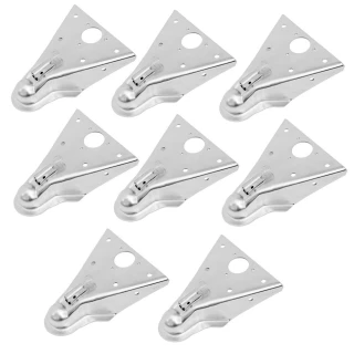 Fulton 11K A-Frame Trailer Coupler 2-5/16" Ball Bolt-On Zinc Finish Bundle