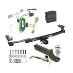 Reese Trailer Tow Hitch For 08-09 Ford Taurus X All Models Deluxe Package Wiring 2" Ball Mount and Lock