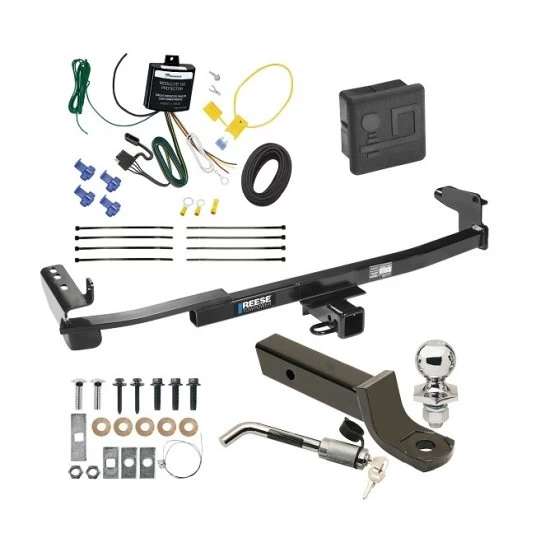 Reese Trailer Tow Hitch For 08-09 Mercury Montego All Models Deluxe Package Wiring 2" Ball Mount and Lock