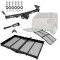 For 2005-2024 Nissan Frontier Trailer Hitch Tow PKG w/ Cargo Carrier + Bi-Fold Ramp + Hitch Lock By Reese Towpower