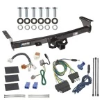 For 2005-2023 Nissan Frontier Trailer Hitch Tow PKG w/ 5-Flat Wiring Harness By Reese Towpower