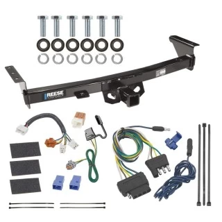 For 2005-2023 Nissan Frontier Trailer Hitch Tow PKG w/ 5-Flat Wiring Harness By Reese Towpower