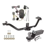 Reese Trailer Tow Hitch For 06-14 Honda Ridgeline All Models Complete Package w/ Wiring and 2" Ball