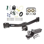 Reese Trailer Tow Hitch For 04-10 BMW X3 Complete Package w/ Wiring and 2" Ball