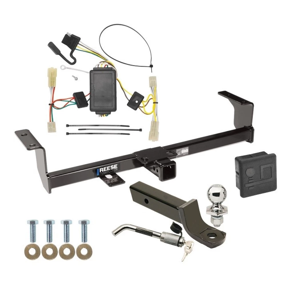 Reese Trailer Tow Hitch For 06-13 Suzuki Grand Vitara All Models Deluxe Package Wiring 2" Ball Mount and Lock