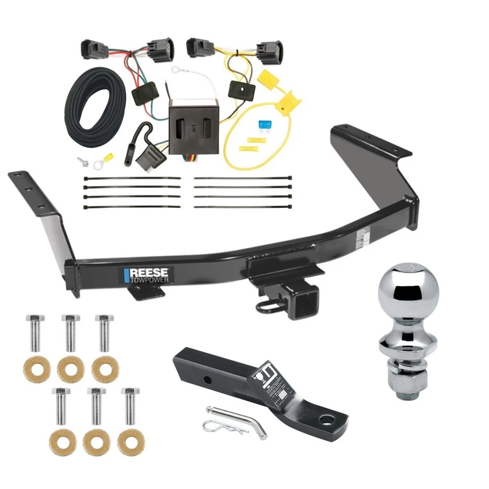 Reese Trailer Tow Hitch For 07-12 Dodge Nitro All Models Complete Package w/ Wiring and 1-7/8" Ball