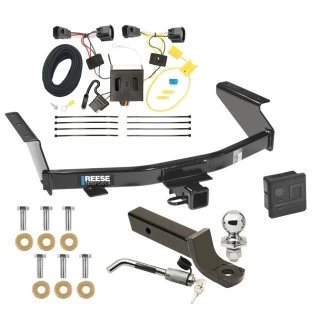 Reese Trailer Tow Hitch For 07-12 Dodge Nitro All Models Deluxe Package Wiring 2" Ball Mount and Lock