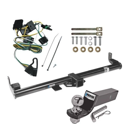 Reese Trailer Tow Hitch For 1997 Jeep Wrangler TJ All Models Complete Package w/ Wiring and 2" Ball