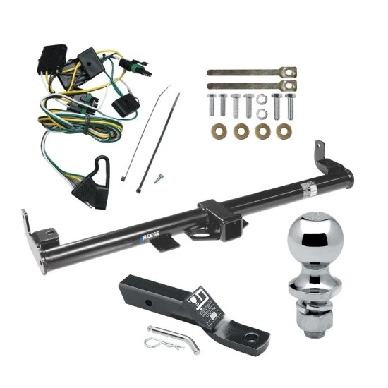 Reese Trailer Tow Hitch For 1997 Jeep Wrangler TJ All Models Complete Package w/ Wiring and 1-7/8" Ball