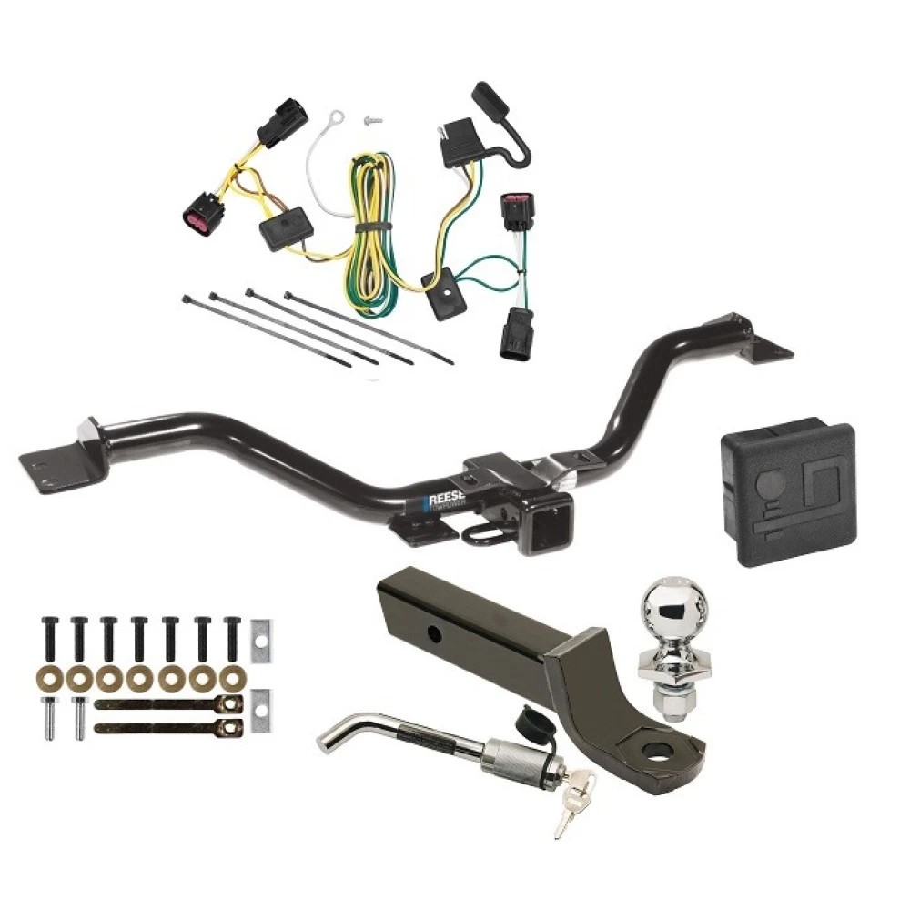 Reese Trailer Tow Hitch For 08-12 Buick Enclave Chevy Traverse Deluxe Package Wiring 2" Ball Mount and Lock