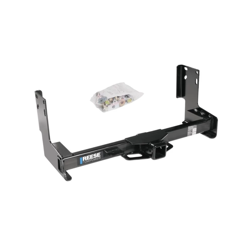 Tow Package For 07-13 Mercedes-Benz Freightliner 07-09 Dodge Sprinter 2500 3500 w/o Factory Step Bumper Trailer Hitch w/ Wiring 2" Drop Mount 2" Ball 2" Receiver Reese