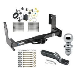 Reese Trailer Tow Hitch For 07-13 Mercedes-Benz Freightliner 07-09 Dodge Sprinter 2500 3500 w/o Factory Step Bumper Complete Package w/ Wiring and 1-7/8" Ball