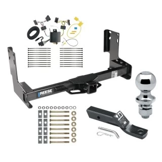 Reese Trailer Tow Hitch For 07-13 Mercedes-Benz Freightliner 07-09 Dodge Sprinter 2500 3500 w/o Factory Step Bumper Complete Package w/ Wiring and 1-7/8" Ball