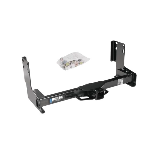 Tow Package For 07-13 Mercedes-Benz Freightliner 07-09 Dodge Sprinter 2500 3500 w/o Factory Step Bumper Trailer Hitch w/ Wiring 2" Drop Mount 2" Ball 2" Receiver Reese