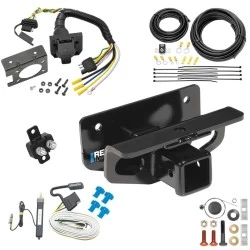 Trailer Hitch w/ 7-Way RV Wiring For 03-24 Dodge RAM 1500 03-10 2500 3500 Class 4 2" Receiver Reese