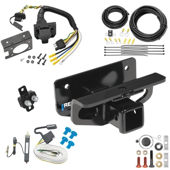 Trailer Hitch w/ 7-Way RV Wiring For 03-18 Dodge Ram 1500 19-23 (Classic) 03-09 2500 3500 Class 4 2" Receiver Reese