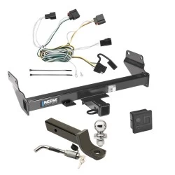 Reese Trailer Tow Hitch For 11-13 Jeep Grand Cherokee Deluxe Package Wiring 2" Ball Mount and Lock