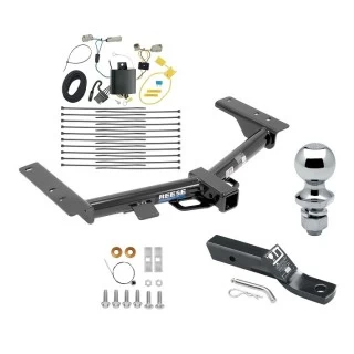 Reese Trailer Tow Hitch For 15-23 Ford Transit-350 Except Single Rear Wheel w/148" Wheelbase or Cab & Chassis and the Cutaway 2" Receiver Complete Package w/ Wiring and 1-7/8" Ball