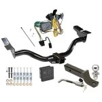 Custom Fit Trailer Hitch Wiring Harness (Plug & Play) 2" Drop Ball-Mount w/ Locking Pin/Clip 2" Chrome Ball Rubber Hitch Plug Cover Installation Hardware Installation Instructions 44723 118343 7005111 7010 Reese Trailer Tow Hitch 01-03 Esca Reese Trailer Tow Hitch For 01-03 Ford Escape Mazda Tribute Deluxe Package Wiring 2" Ball Mount and Lock
