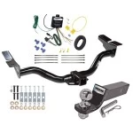 Reese Trailer Tow Hitch For 2004 Ford Escape Mazda Tribute Complete Package w/ Wiring and 2" Ball