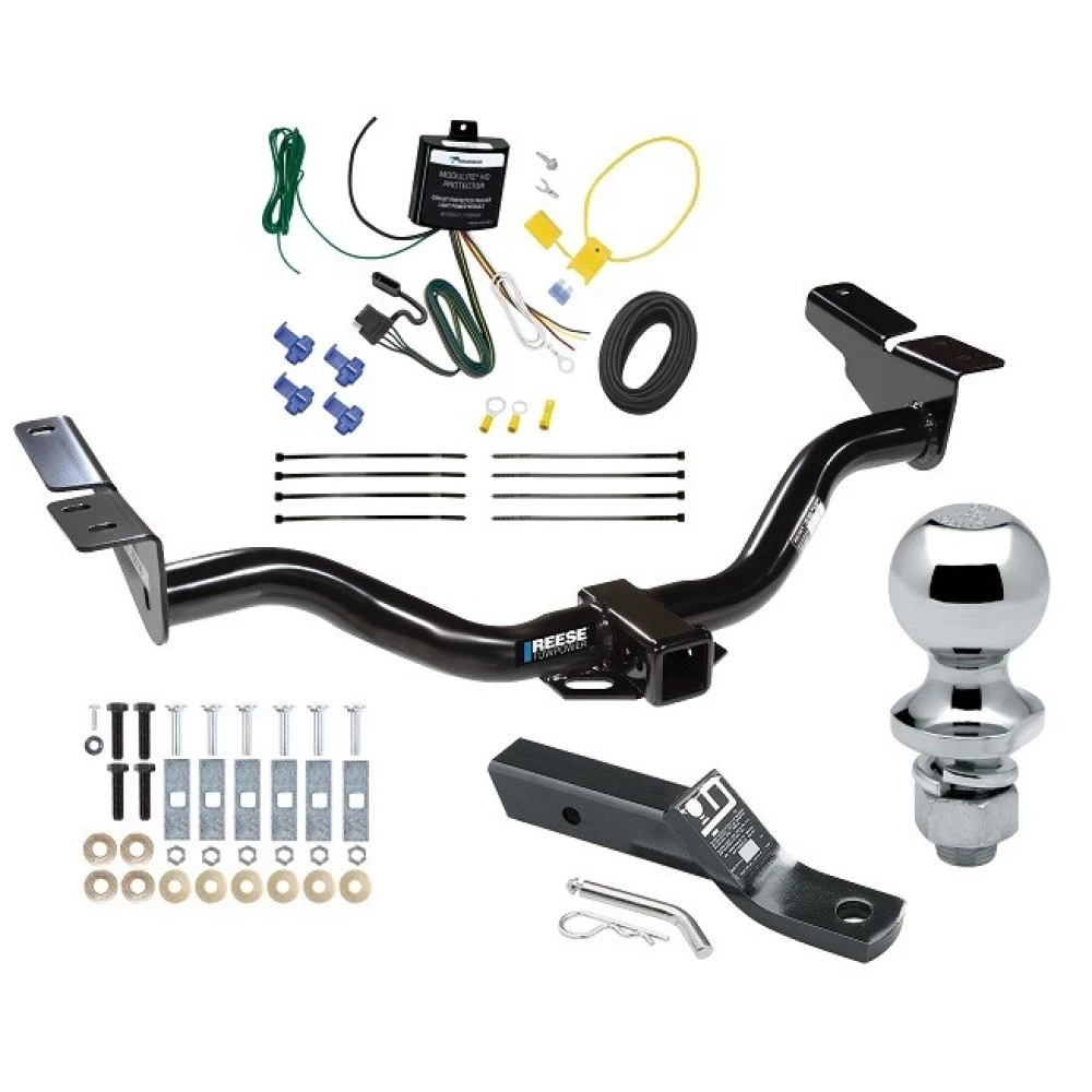 Reese Trailer Tow Hitch For 2004 Ford Escape Mazda Tribute Complete Package w/ Wiring and 1-7/8" Ball