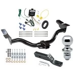 Reese Trailer Tow Hitch For 2004 Ford Escape Mazda Tribute Complete Package w/ Wiring and 1-7/8" Ball